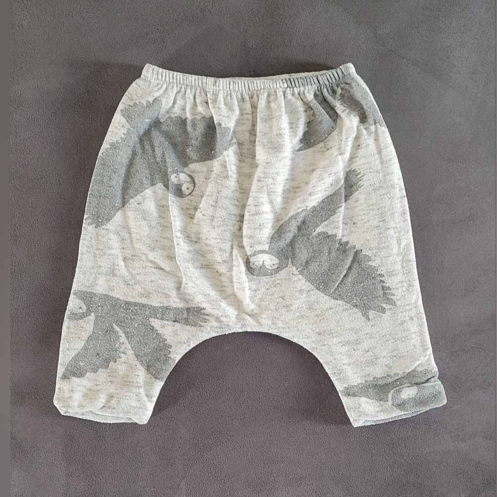 Kids 6-12 Months Omami Mini Pants Bird Pattern